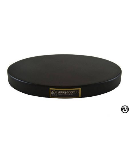 PEANA LIGHTENED PAINTED BLACK MIRROR DM Diameter 24cm