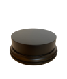BLACK FINISH WOOD PEDESTAL BASE 8x8x7,5
