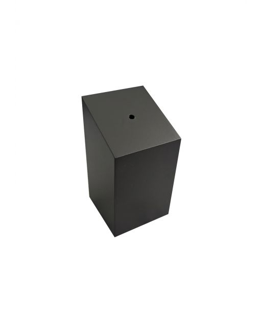 Peana busto DM Lacado Negro 3X3X5