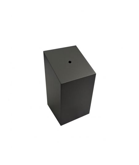 Black lacquered MDF base 3x3x5 bust