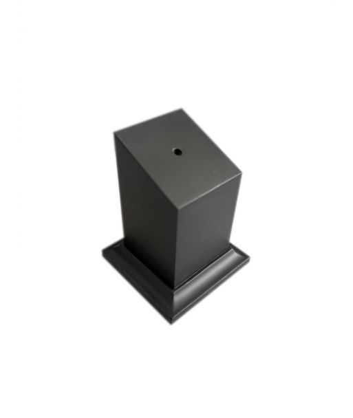 Peana busto DM Lacado Negro 3X3X5