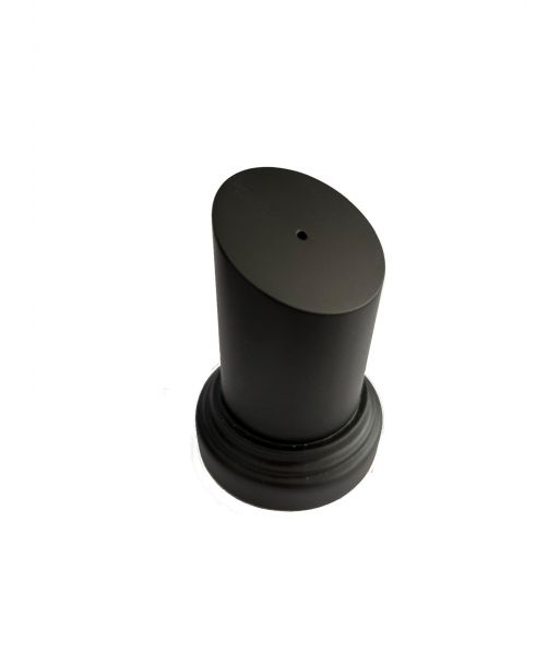 Peana busto DM Lacado Negro 3X3X5