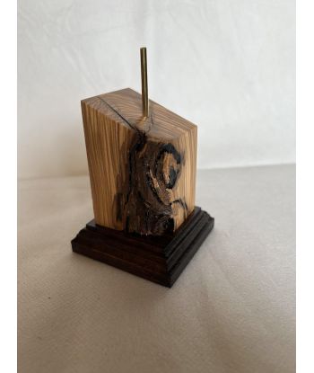 Peana pedestal busto madera de olivo 4x4x8