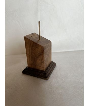 Peana pedestal busto madera de olivo 4x4x8