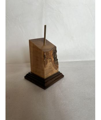 Peana pedestal busto madera de olivo 4x4x8