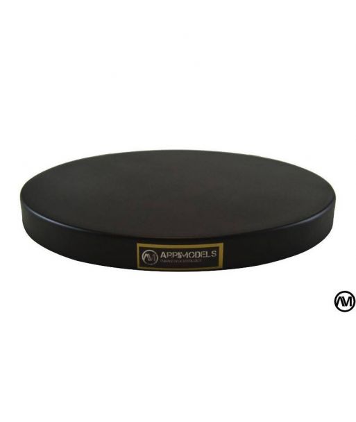 PEANA ALIGERADA DM LACADO NEGRO ESPEJO Diametro 25cm