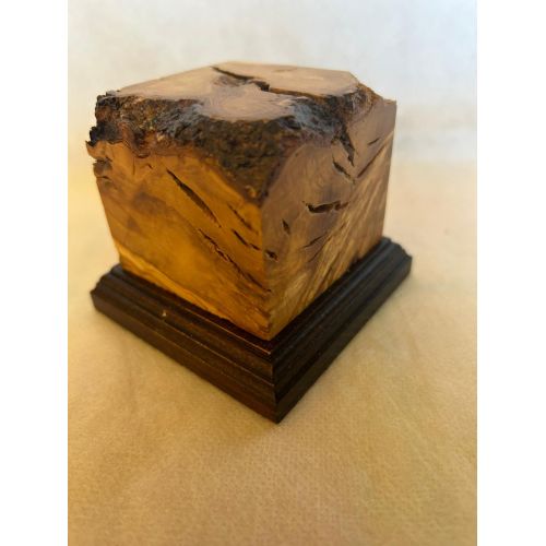 PEANA MADERA DE OLIVO CON BASE DE OLIVO 7x7x6,5