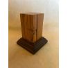 PEANA MADERA DE OLIVO CON BASE DE OLIVO 3x3x6,5