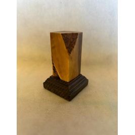 OLIVE WOOD PEDESTAL PEDESTAL BASE WITH OLIVE 2,5x2,5x6