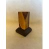 OLIVE WOOD PEDESTAL PEDESTAL BASE WITH OLIVE 2,5x2,5x6