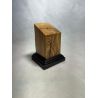 Bust pedestal base olive wood 4x4x8,5