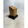 Bust pedestal base olive wood 4x4x6,5