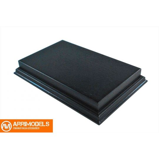 Peana Rechapado acabado en negro 20x12x3,5 Peana Rechapado acabado en negro 20x12x3,5
