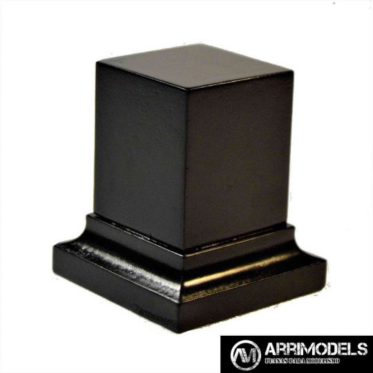 PEANA PEDESTAL DM LACADO - NEGRO 3 PEANA PEDESTAL DM LACADO - NEGRO 3