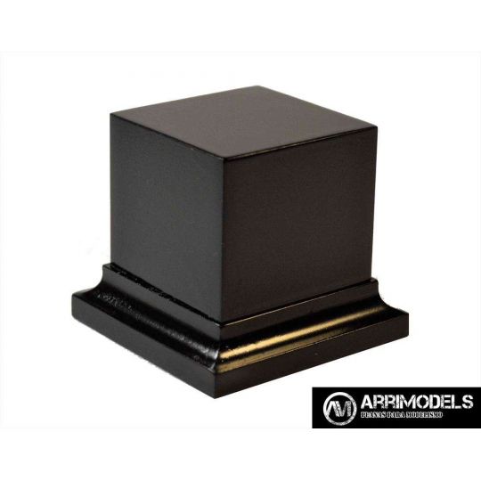 PEANA PEDESTAL DM LACADO - NEGRO 5x5x5 PEANA PEDESTAL DM LACADO - NEGRO 5x5x5