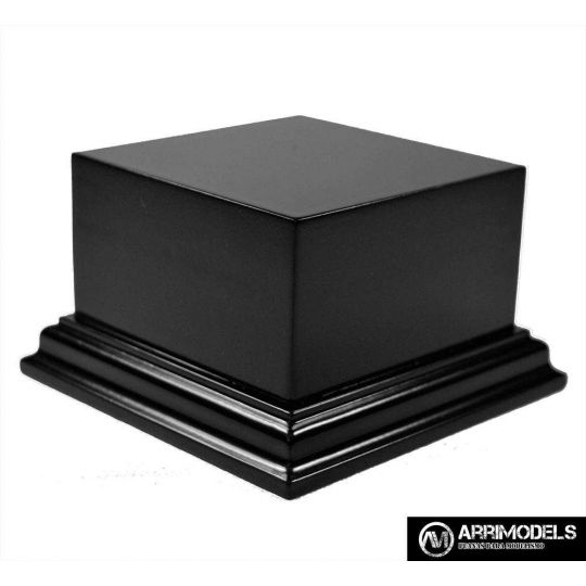 PEANA PEDESTAL DM LACADO - NEGRO 8x8x5 PEANA PEDESTAL DM LACADO - NEGRO 8x8x5