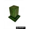 PEANA PEDESTAL MADERA ACABADO EN VERDE 3x3x6