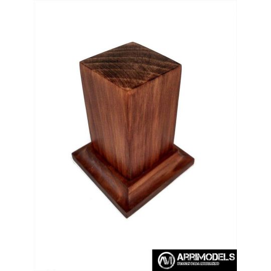 PEANA PEDESTAL MADERA ACABADO EN CEREZO 3x3x6 PEANA PEDESTAL MADERA ACABADO EN CEREZO 3x3x6