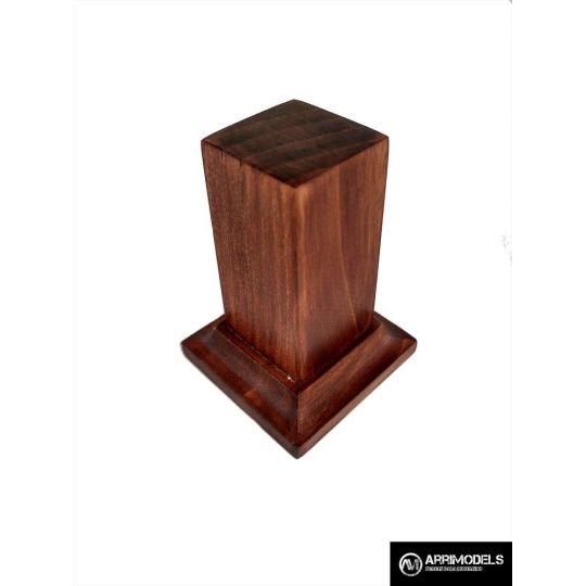 PEANA PEDESTAL MADERA ACABADO EN CEREZO 2,5x2,5x6 PEANA PEDESTAL MADERA ACABADO EN CEREZO 2,5x2,5x6