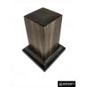 PEANA PEDESTAL MADERA ACABADO EN TABACO 3x3x6