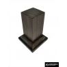 PEANA PEDESTAL MADERA ACABADO EN TABACO 2,5x2,5x6