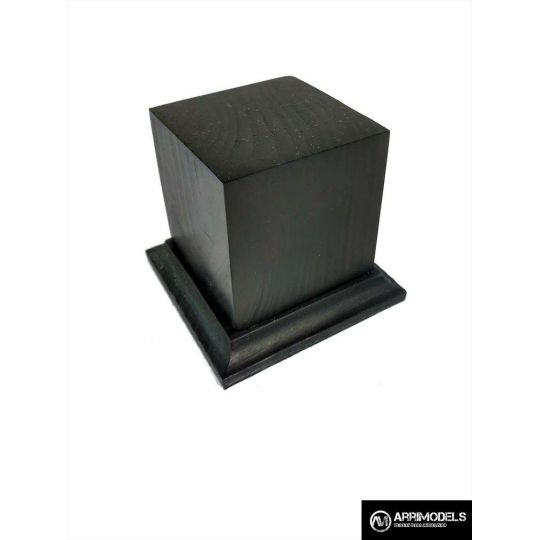 PEANA PEDESTAL MADERA ACABADO EN NEGRO 5x5x6 PEANA PEDESTAL MADERA ACABADO EN NEGRO 5x5x6