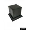 PEANA PEDESTAL MADERA ACABADO EN NEGRO 5x5x6