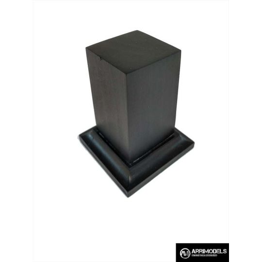 PEANA PEDESTAL MADERA ACABADO EN NEGRO 3x3x6 PEANA PEDESTAL MADERA ACABADO EN NEGRO 3x3x6