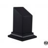 Peana busto DM Lacado Negro 3X3X5