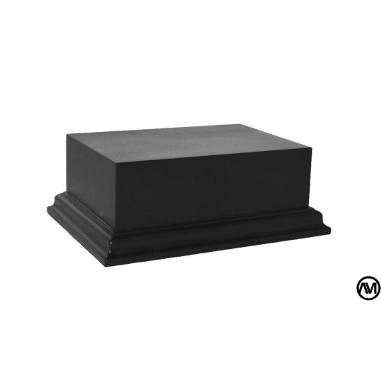 PEANA PEDESTAL DM LACADO - NEGRO 12x7x5 PEANA PEDESTAL DM LACADO - NEGRO 12x7x5