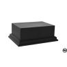 PEANA PEDESTAL DM LACADO - NEGRO 12x7x5