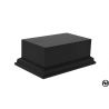 PEDESTAL PEDESTAL DM LACADO - BLACK 12x8x5