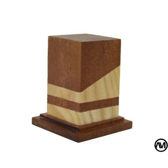 PEANA PEDESTAL MADERA FRESNO Y SAPELLY 4X4X7 PEANA PEDESTAL MADERA FRESNO Y SAPELLY 4X4X7