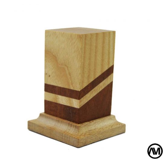 PEANA PEDESTAL MADERA FRESNO Y SAPELLY 3X3X7 t1 PEANA PEDESTAL MADERA FRESNO Y SAPELLY 3X3X7 t1