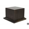 PEANA PEDESTAL MADERA ACABADO TABACO 7X7X6
