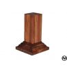 PEANA PEDESTAL MADERA ACABADO EN CEREZO 2x2x6