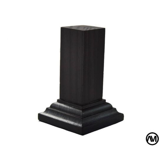 PEANA PEDESTAL MADERA ACABADO EN NEGRO 2x2x6 PEANA PEDESTAL MADERA ACABADO EN NEGRO 2x2x6