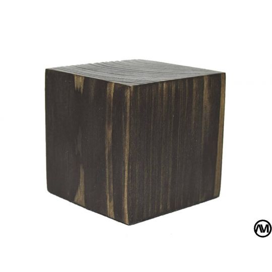 PEANA TACO MADERA ACABADO TABACO 5x5x5 PEANA TACO MADERA ACABADO TABACO 5x5x5