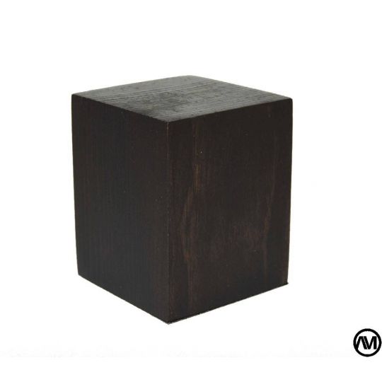 PEANA TACO MADERA ACABADO TABACO 4,5x4,5x5 PEANA TACO MADERA ACABADO TABACO 4,5x4,5x5