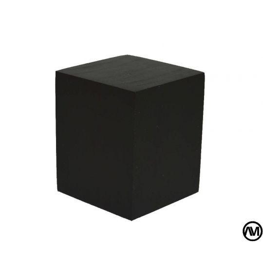 PEANA TACO MADERA ACABADO NEGRO 4x4x5 PEANA TACO MADERA ACABADO NEGRO 4x4x5