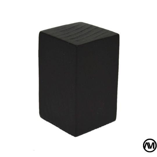PEANA TACO MADERA ACABADO NEGRO 3x3x5 PEANA TACO MADERA ACABADO NEGRO 3x3x5