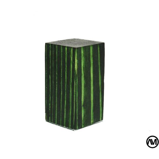 PEANA TACO MADERA ACABADO EN VERDE 2,5x2,5x5 PEANA TACO MADERA ACABADO EN VERDE 2,5x2,5x5