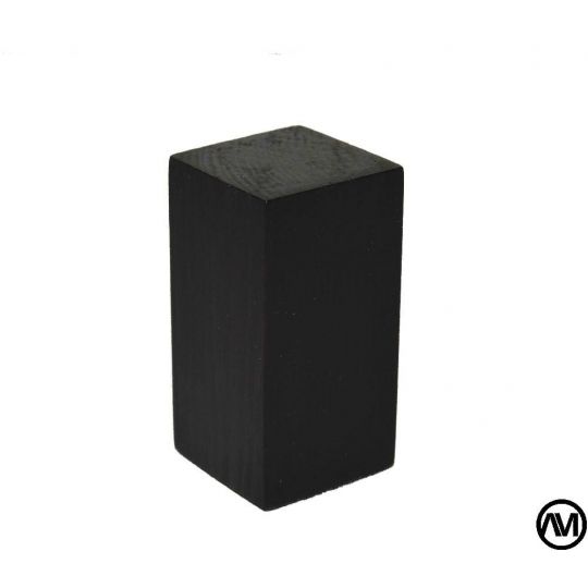 PEANA TACO MADERA ACABADO NEGRO 2,5x2,5x5 PEANA TACO MADERA ACABADO NEGRO 2,5x2,5x5