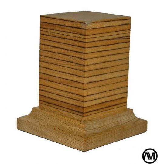 PEANA PEDSTAL MADERA HAYA BETEADO CLARO 3,5x3,5x6 PEANA PEDSTAL MADERA HAYA BETEADO CLARO 3,5x3,5x6