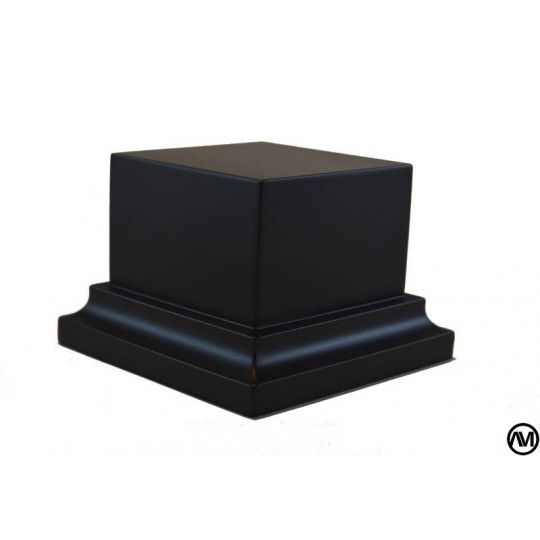 PEANA PEDESTAL DM LACADO - NEGRO 5,5x5,5x5 PEANA PEDESTAL DM LACADO - NEGRO 5,5x5,5x5