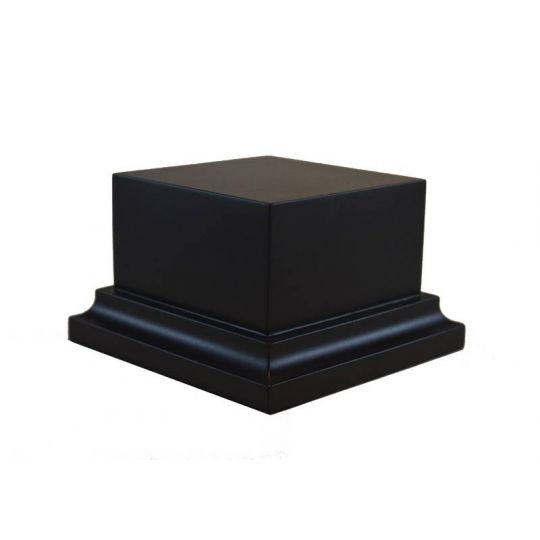 PEANA PEDESTAL DM LACADO - NEGRO 6,5x6,5x5 PEANA PEDESTAL DM LACADO - NEGRO 6,5x6,5x5