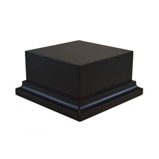 PEANA PEDESTAL DM LACADO - NEGRO 8,5x8,5x5 PEANA PEDESTAL DM LACADO - NEGRO 8,5x8,5x5