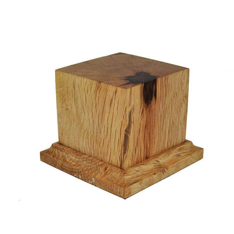 WOOD PEDSTAL PEANA 6x6x6,5 ENCINA