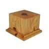 WOOD PEDSTAL PEANA 7x7x6,5 ENCINA