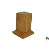 PEANA PEDESTAL MADERA DE ROBLE 3x3x6